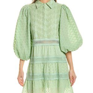 Alice + Olivia Blakesley Eyelet Mini Dress